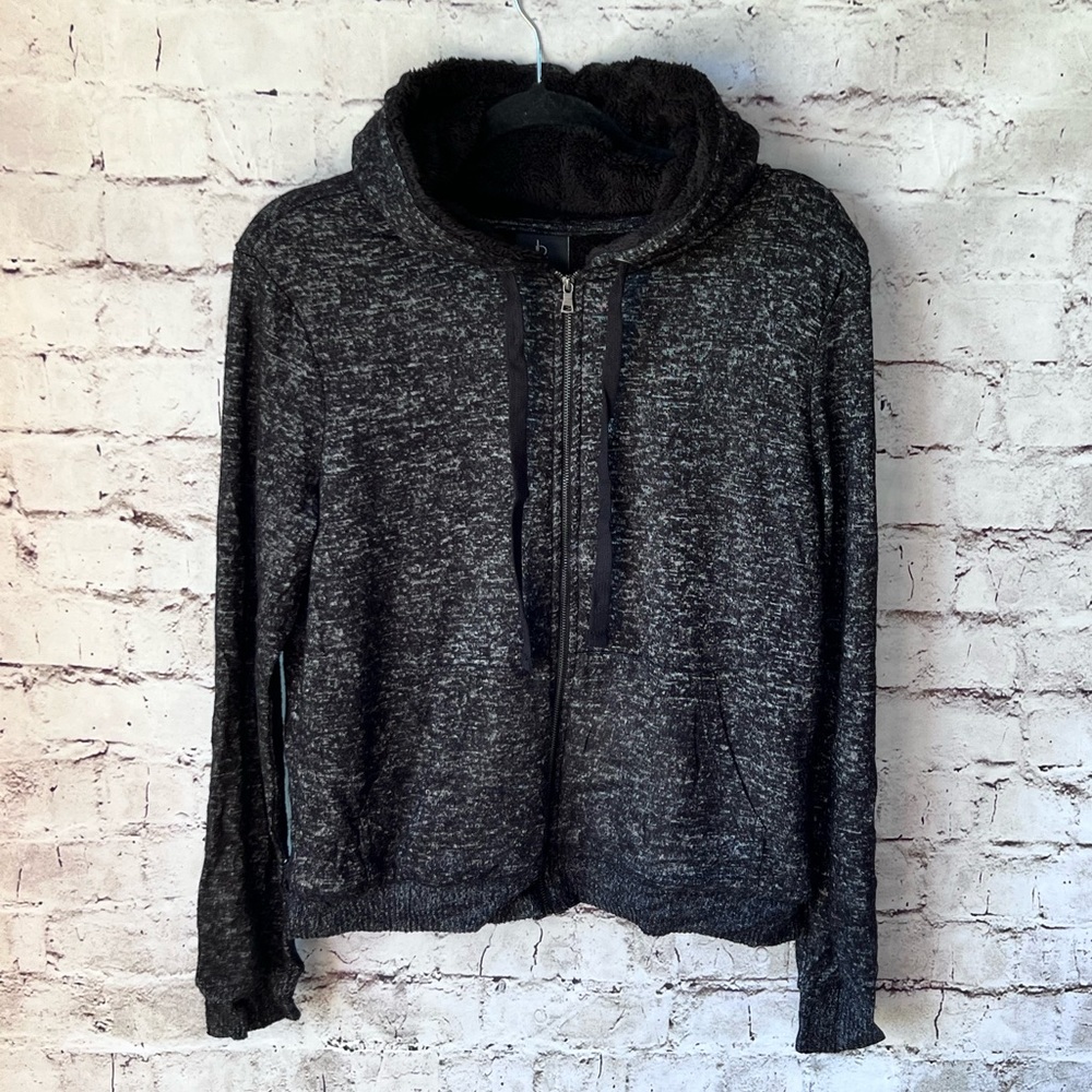 Bobeau Black and Gray Hoodie